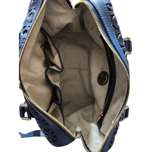 Kate Spade Evangelie Laurel Way Cruise Stripe Double Strap Shoulder Handbag - Picture 3 of 15